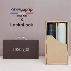 협립 3단 모던 완전 자동 우산 + 락앤락 메트로 투웨이 텀블러 세트