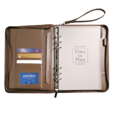 엘린 지퍼 6공 다이어리 25절 #5