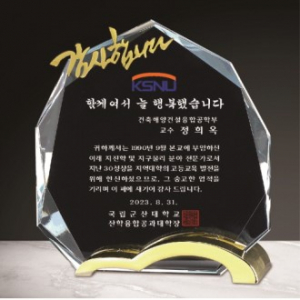감사합니다 크리스탈 상패 305