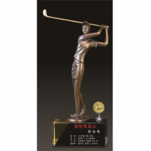명품 청동 여성 골프트로피 17