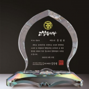 크리스탈 상패 324