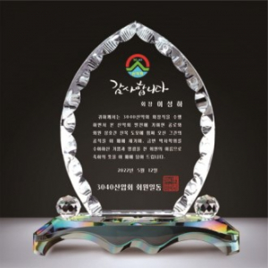 크리스탈 상패 322