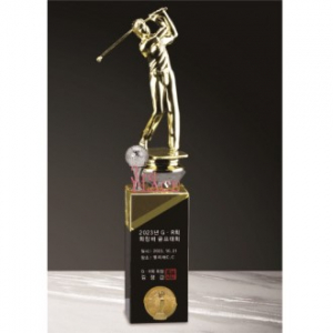 금속크리스탈 남성 골프 트로피 209