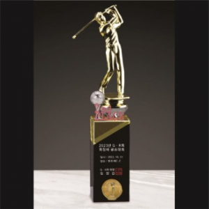 금속크리스탈 남성 골프 트로피 208