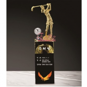 금속크리스탈 여성 골프 트로피 206