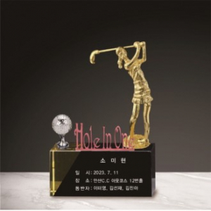 금속크리스탈 여성 골프 트로피 205