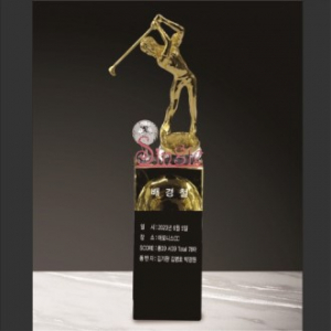 금속크리스탈 싱글 남성 골프트로피 200