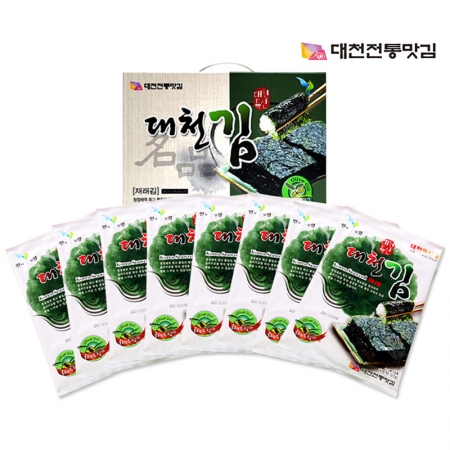 대천 전통 맛김 파래 전장 8봉세트 #2