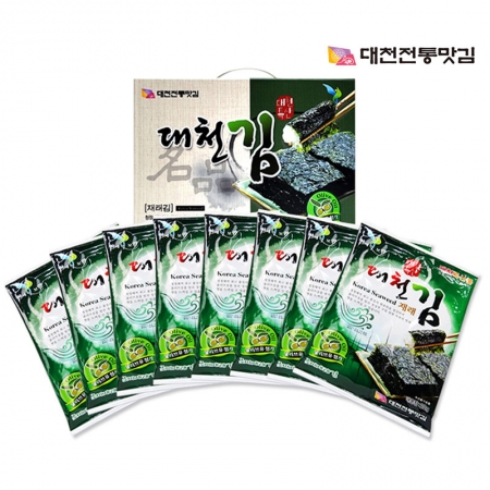 대천 전통 맛김 파래 전장 8봉세트 #3