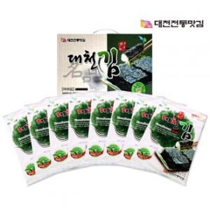 대천 전통 맛김 파래 전장 8봉세트