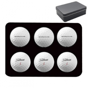 타이틀리스트 PRO V1x 6구 틴케이스