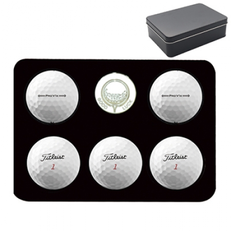 타이틀리스트 뉴PRO V1x 5구 볼마커 틴케이스 #2