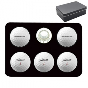 타이틀리스트 PRO V1x 5구 볼마커 틴케이스