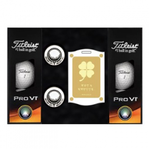 타이틀리스트 PROV1 6구 볼마커 2조 순금 네임텍
