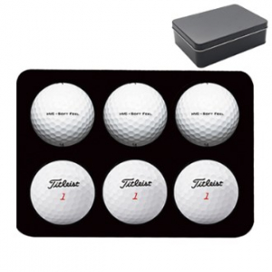 타이틀리스트 HVC 6구 틴케이스 세트