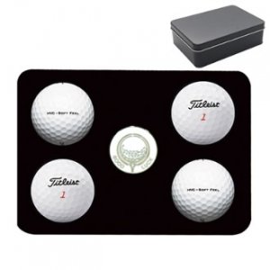 타이틀리스트 HVC 4구 볼마커 틴 케이스