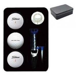 타이틀리스트 HVC 3구 볼마커 자석티 틴케이스 세트