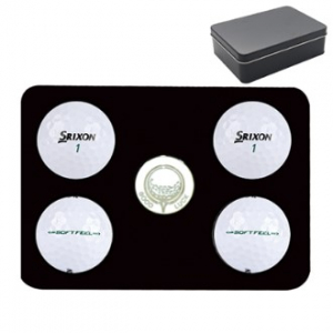 스릭슨 매직 소프트필 4구 볼마커 틴케이스