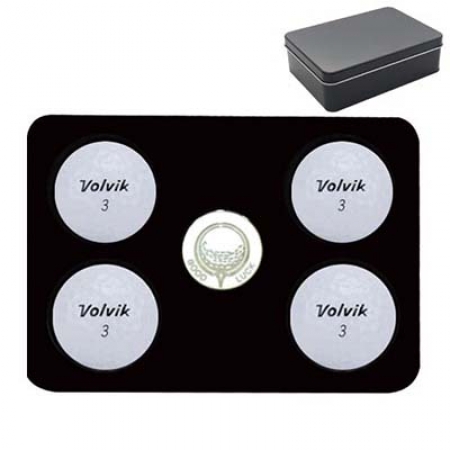 볼빅 뉴화이트 4구 볼마커 틴 케이스 세트 #2