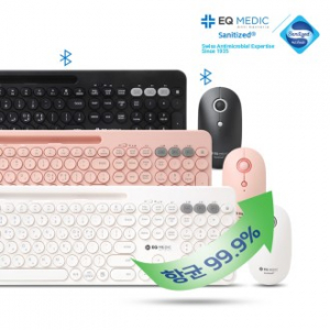 이큐메딕 Sanitize-BS3 항균 블루투스 무선키보드마우스 세트