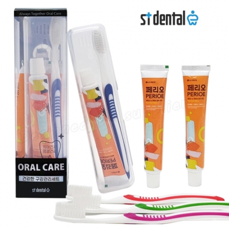 오랄케어 326 페리오 리필 1호 미세모 칫솔 치약 선물세트 #2