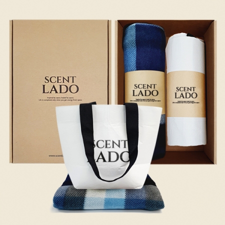 센트라도 네이처 담요 + 에코 타포린 가방 세트 #3