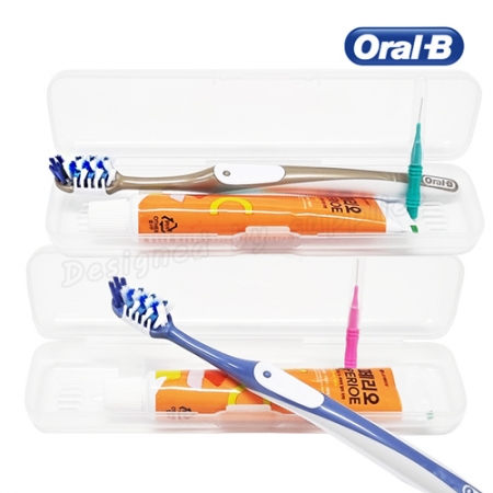 뉴 오랄비 크로스액션 세정력칫솔 페리오 치간1p 칫솔치약세트 #4