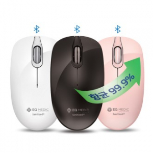 이큐메딕 Sanitize BM1 항균 무소음 시력보호 트리플페어링 무선마우스