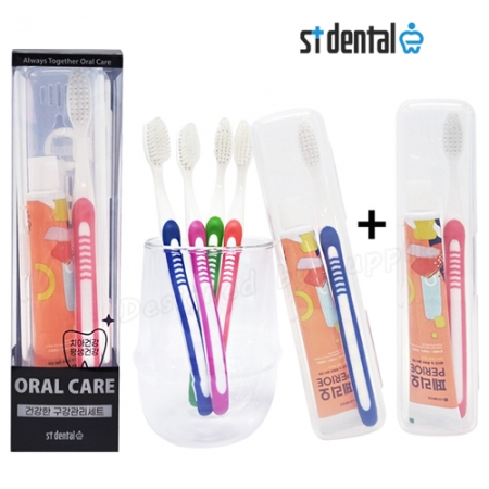 오랄케어 326 페리오 쌍쌍 2호 미세모 칫솔 치약 선물세트 #2