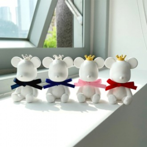 모자이크 리본 베어 석고 방향제 / 차량용 방향제