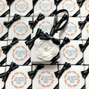 엘레강스 장미 석고 방향제 / 차량용 방향제