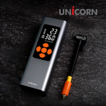 유니콘 6000mAh 대용량 타이어 공기주입 에어펌프 보조배터리 자전거 자동차 휴대용 공기주입기 CTP-6000M #5