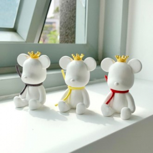 큐트 마우스 베어 석고 방향제 / 차량용 방향제