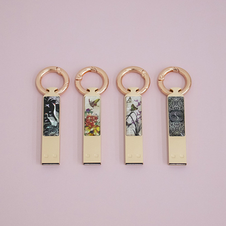 아름누리 전통민화 자개열쇠고리 스틱USB #2