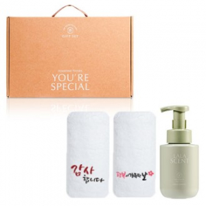 선물세트 3P 비건 핸드워시 포레스트 + 타올 2개