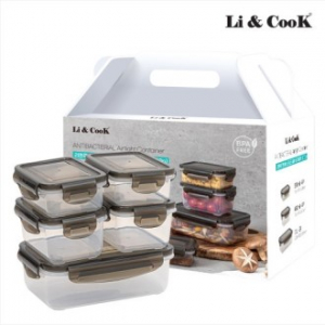 (A) 컨테이너 항균 밀폐용기 5종(10p)