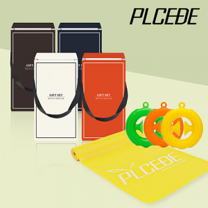 [플씨드] 실리콘 집중력 악력기 1P+ 라텍스 밴드(옐로우) 1P 2종 세트