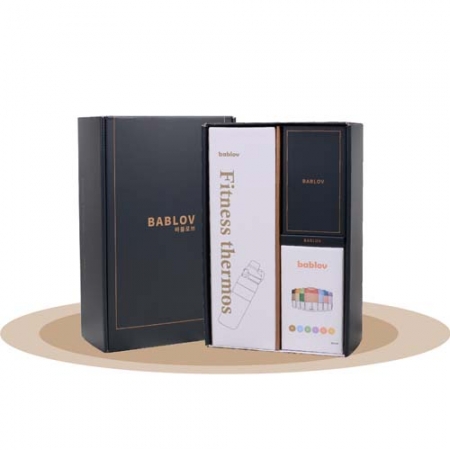 바블로브 파스텔 보온보냉 대용량 스텐텀블러 트라이탄물병 2종 선물세트 #3
