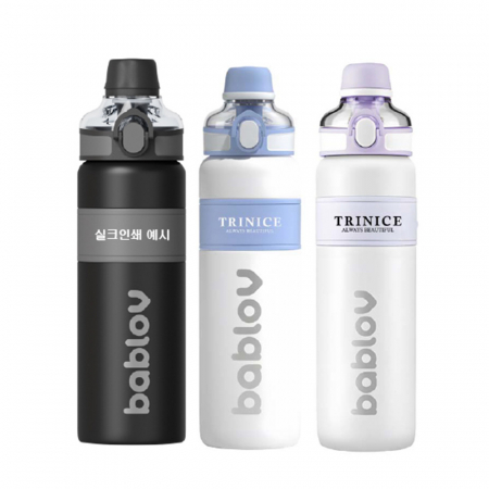 바블로브 파스텔 대용량 듀얼 스텐 텀블러 1000ml #9