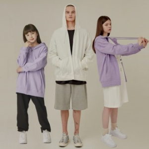 시그니처 후드 집업 // 국산