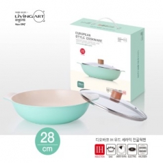 디오바코 우드 세라믹 만능팬 28cm