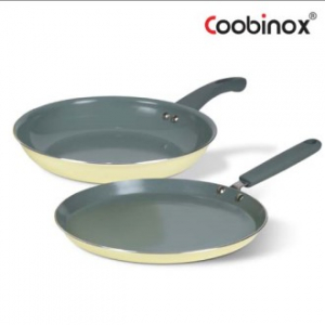 [쿠비녹스] 인덕션 파스텔로 2종 세트 (28cm프라이팬 / 28cm크레팬)