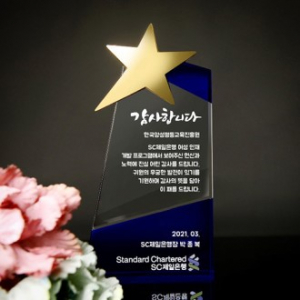 감사패 시상 회사 근속 퇴직 크리스탈 상패 art 304 G