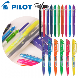 파이롯트 지워지는 프릭션 볼펜 0.7 + 라이트 형광펜 세트