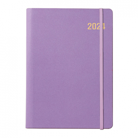 양장 파스텔 라벤다 밴드형 다이어리 25절 32절 #2