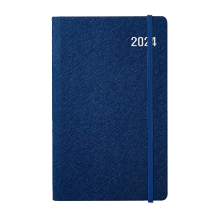 양장 프라드 네비 밴드형 다이어리 별사이즈 #2