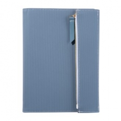 스프링 3단 포켓 블루 자석 다이어리 25절 32절