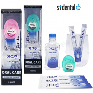 오랄케어 치과용 스펀지 치실50 가그린 100ml 9호 구강용품 선물세트