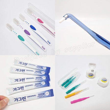 오랄케어 큐빅 클리오 R캡 가그린 2p 8호 칫솔 선물세트 #5