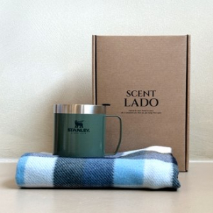 센트라도 네이처 담요 + 스탠리 클래식 진공캠프 머그 세트